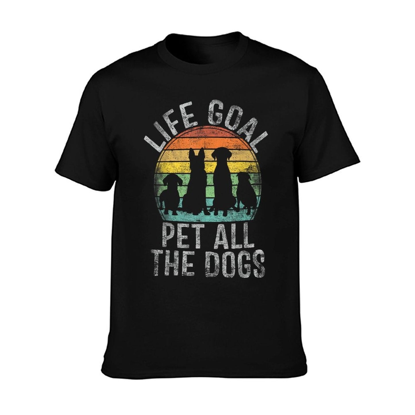 Life Goal Pet All The Dogs Shirt For Women Kids Funny Dog T-Shirt